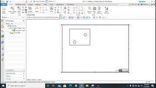 how to create section view in nx in drafting