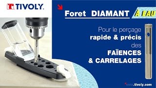 Percer facilement et sans casse les faïences et carrelages avec le FORET A EAU TIVLY