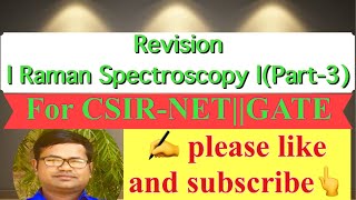 Raman Spectroscopy Revision