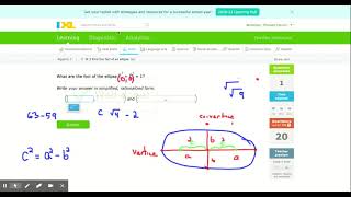 IXL - Find the foci of an ellipse (Algebra 2 practice)