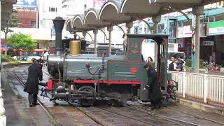 【伊予鉄道】坊っちゃん列車松山市駅人力方向転換作業