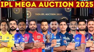 Tata IPL Player Auction 2025 | IPL 2025 Auction Updates | IPL Mega Auction Live