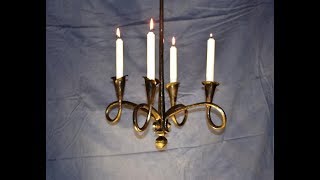 Forged candle holder   that's how it's done