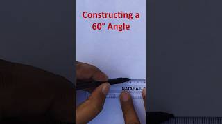 60 degree angle with compass |60° Angle Construction