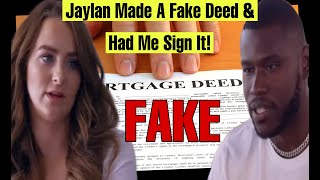 Leah Messer Puts Jaylan On Blast For Faking Document To Make Her Think She Was On Mortgage Deed!