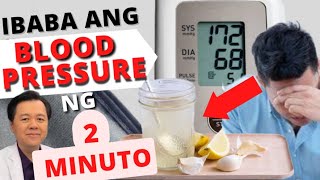 Ibaba ang Blood Pressure ng 2 Minuto - Payo ni Doc Willie Ong #1346