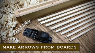 The Art of Arrow Making - Split Timber (Chapter 2)