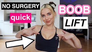 Chest LIFT Workout for Firm \u0026 Perky Breasts | No SURGERY needed