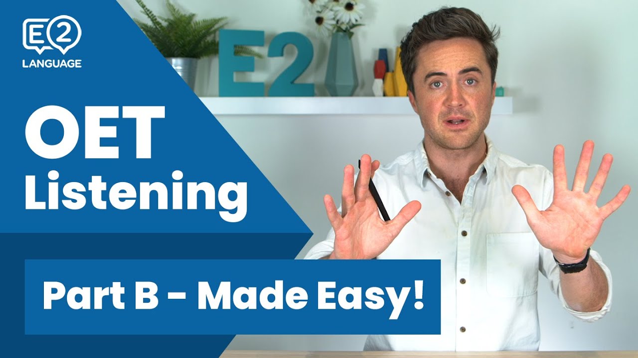 OET MADE EASY | Listening Part B | Questions With Jay! - YouTube