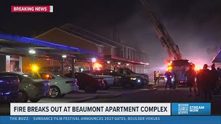 Beaumont firefighters battle two separate fires in one night