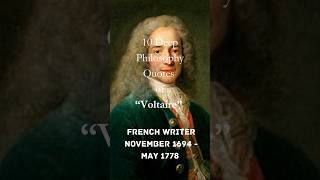 10 Deep Philosophy Quotes of Voltaire #motivation #quote #success