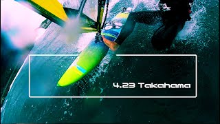 4月23日 高浜ウインドサーフィン　windsurfing 【gopro hero5 session boom mount】