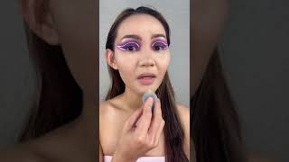 Blueberry Emoji Makeup Look Tiktok Tutorial \u0026 Storytime