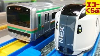 プラレール E231系のドアがおかしいです 湘南新宿ラインと宇都宮線で遊びました 子供向けおもちゃ動画 Plarail echoechoclub