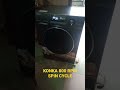 konka washing machine spin cycle noise problem in 800 rpm