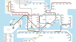 港鐵輕鐵（路綫507）第三期列車（1100）駛離市中心站四台