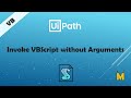 UiPath | Invoke VBScript Simple | How to invoke vbscript in UiPath | Add two numbers | Programming