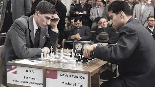 Fantastic chess game: Mikhail Tal vs Bobby Fischer | When 2 Giants met over the board