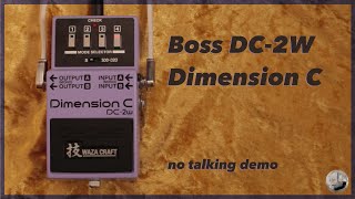 Boss DC-2W - Dimension C - No Talking Demo