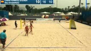 Slukova-Kolocova CZE vs. Liliana-Baquerizo ESP Main draw Beijing Grand Slam SWATCH WORLD TOUR 2011