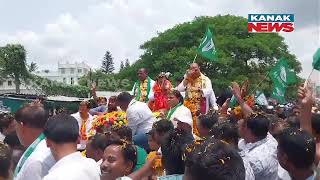 BJD Rajnagar MLA Candidate Dhruba Sahoo Files Nomination Today