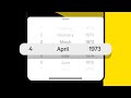 Date of birth scrolling prototype in Figma (From design to prototype)