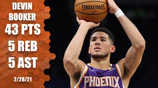 Devin Booker erupts for 43 points in win over Timberwolves [HIGHLIGHTS] | NBA on ESPN