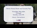 devon horse show promo