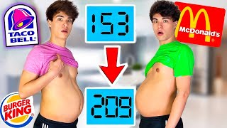 Twin vs Twin WHO CAN GAIN THE MOST WEIGHT IN 24 HOURS?!