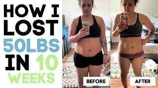 EXACTLY HOW I LOST 50LBS IN 10 WEEKS [JUST DIET ALONE- NO EXERCISE] STEP BY STEP GUIDE