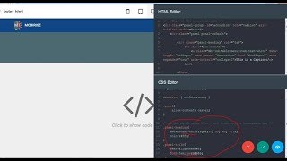 make your real code editor software with HTML and CSS