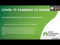 Live Well, Breathe Better webinar: COVID-19: Pandemic to endemic