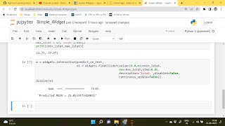 Simple What-If Tool with Jupyter Widgets | ipwidgets