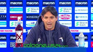 Conferenza stampa Inzaghi pre Lazio-Napoli
