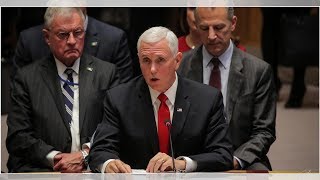 Venezuela ambassador visibly irked by Pence's admonishment at U.N.