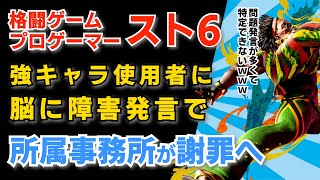 スト６プロゲーマー・マゴさん、調整ミスの強キャラ相手に「脳障害発言」で、所属事務所謝罪へ【2ch】