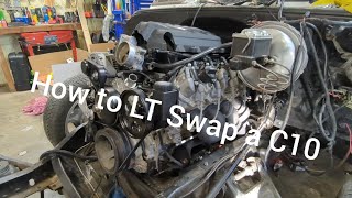 C10 LT engine install