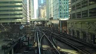 Brown Line train   Kimball to Loop to Merchandise Mart   04-05-2011 - John V. Karavitis