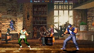 KOF95 The King Of Fighters 95 | Fightcade 拳皇95 Raja 95 (kr) vs jungwoo34 (kr) 킹 오브 파이터즈95