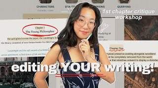 ✍️ editing my subscribers’ first chapters