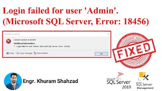 Login failed for user 'Admin'. (Microsoft SQL Server, Error: 18456). Fixed