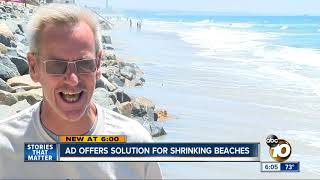 Ad offers solution for shrinking beaches