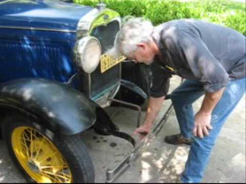 How To Hand Crank The Model A Ford Youtube