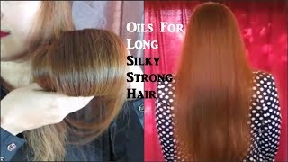 2 Oils for Long Silky Hair