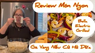 Vlog 946: Chia sẻ Món Ngon Gà Vàng Nấu Củ Hủ Dừa Review Vĩ Nướng Mua Costco Amazon