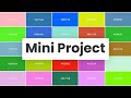 Vanilla Javascript Mini Project | Random Color Palette Generator