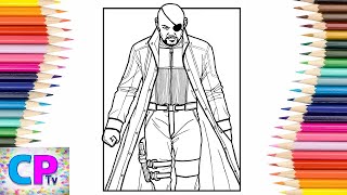 Nick Fury Coloring Pages/Marvel Hero Coloring Pages/Marin Hoxha & Caravn - Eternal [NCS Release]