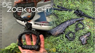 DE ZOEKTOCHT #9: MAGNEETVISSEN.. Handboeien van gevluchte crimineel gevonden?!