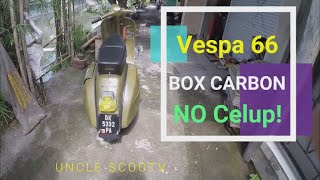 Pasang Bagasi Tengah PX di Vespa 66