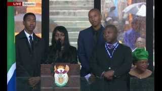 Mandela's Grandchildren Pay Tribute to Madiba